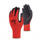 Benchmark BMG322 Palm-Coated Lint-Free Seamless Grip Gloves (Red)